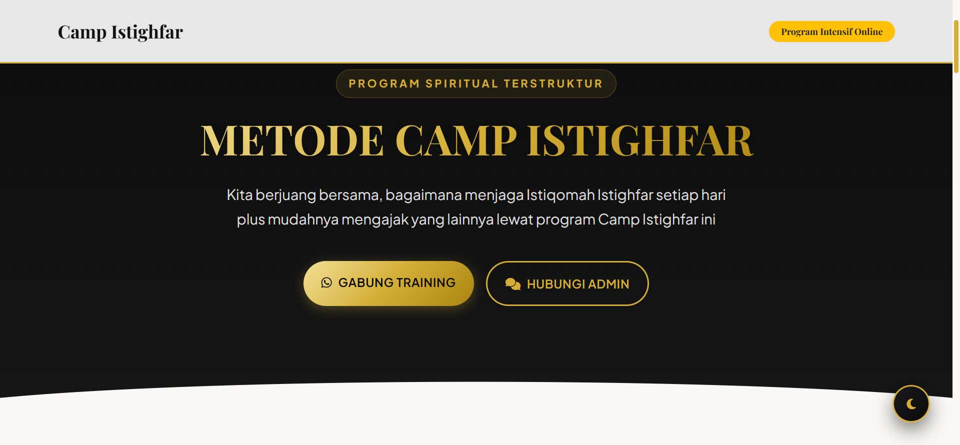 Profil Organisasi/Lembaga – Website informasi dan komunikasi